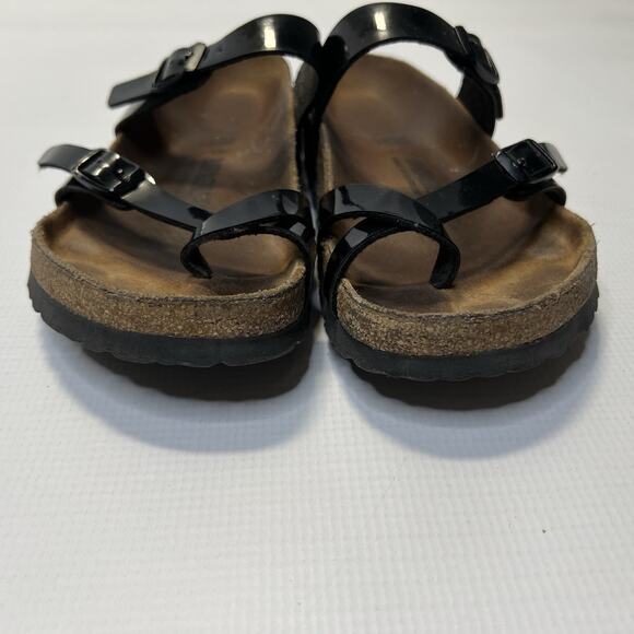 Birkenstock Mayari Black Toe Loop Sandals Womens Size 38 L7 M5 - Picture 11 of 12